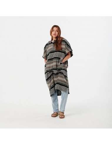 SLOWTIDE OSO - COURTYARD extra warm PONCHO S/M en linge