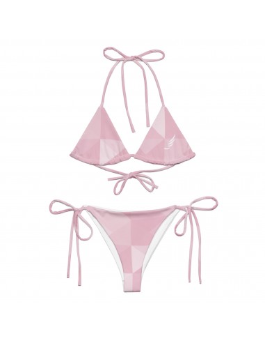 "Pastel Rose" recycled string bikini de votre