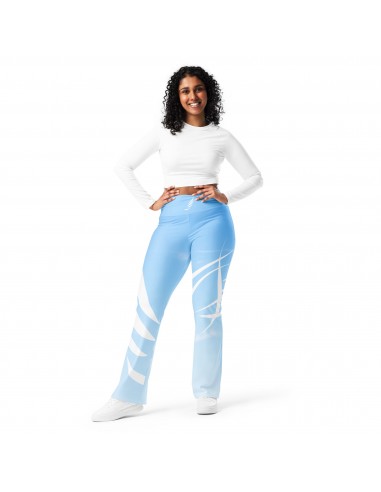 "Sky Blue" Flare leggings paiement sécurisé