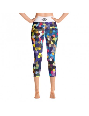 Legging Yoga Court ENNED | Yoga Capri Legging ENNED brillant des détails fins