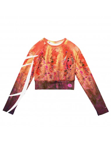 "Angelic Glow" long-sleeve crop top votre