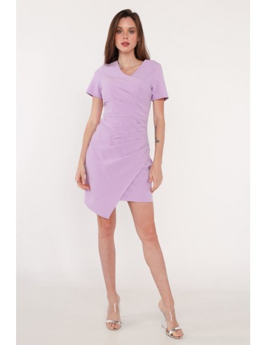 1817- Robe courte Lilas 50% de réduction en Octobre 2024