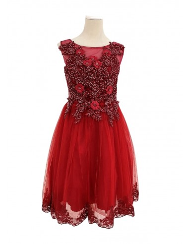 8002- Robe dentelle Bordeaux shop